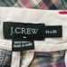 J Crew Mens Pants 34x30 Madras Plaid Patchwork Golf Cotton Straight Leg Preppy