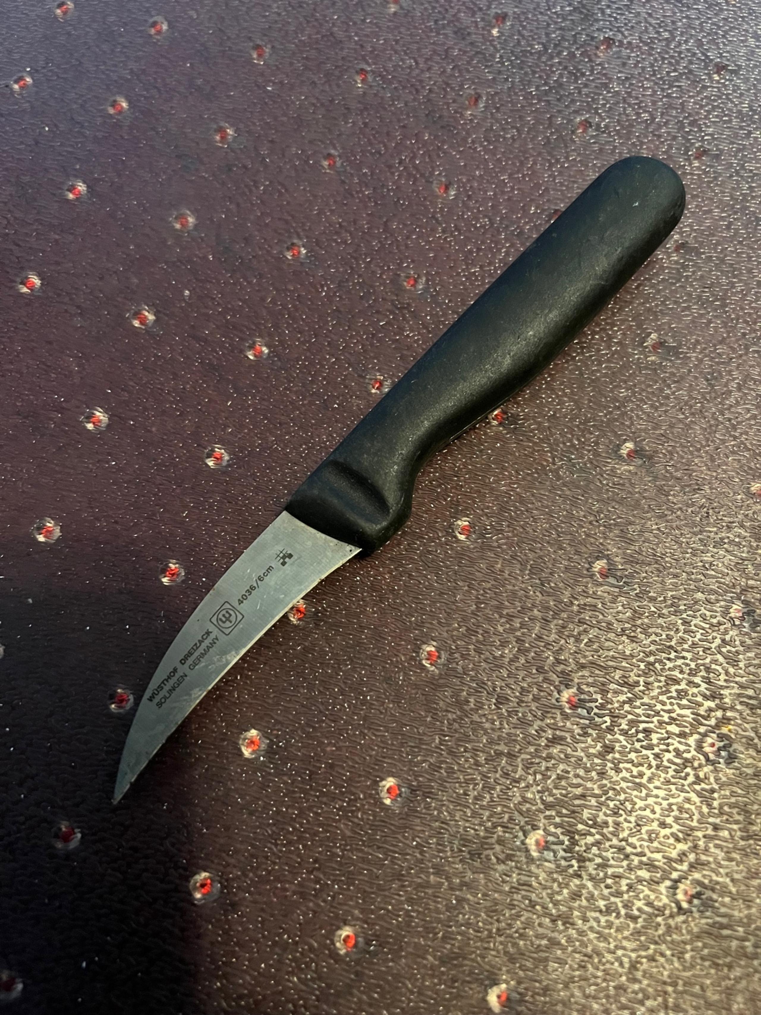 Dreizack 4036/6cm 2 1/4" Birds Beak Paring Knife Solingen Germany - Wusthof