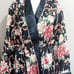 New Amelia's Robe Rose Foral Satin size M