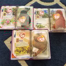 RARE, MIB McDonald's Teeny Beanie Babies FULL SETS