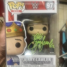 Autographed Jerry “The King” Lawler Funko Pop