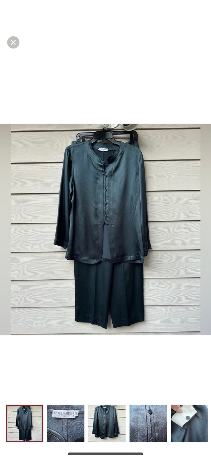 Giorgio Armani Le Collezione silk suit