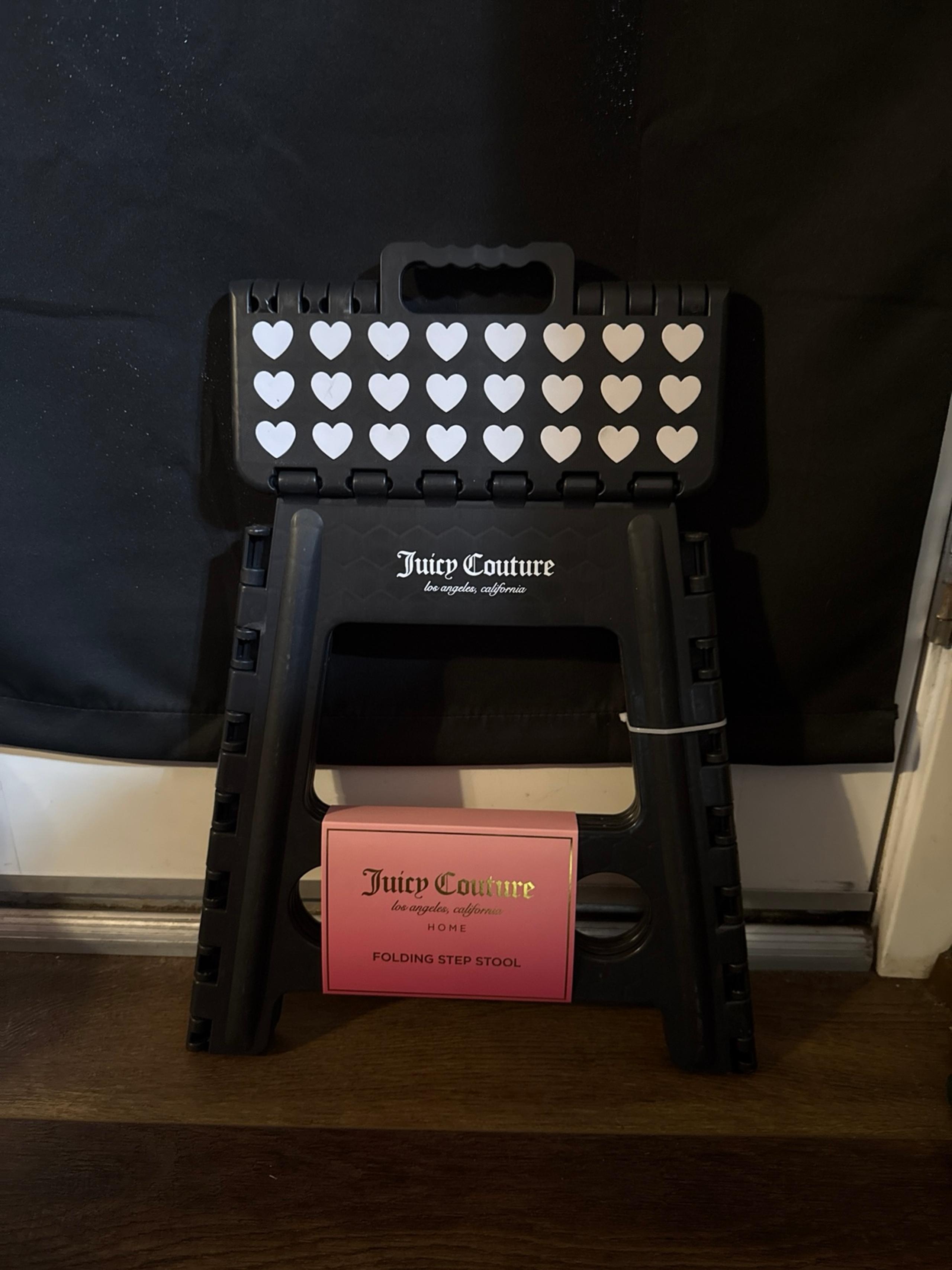 JUICY COUTURE FOLDING STEP STOOL