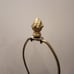 Neoclassical Renaissance Revival Greek style brass tone footed table lamps