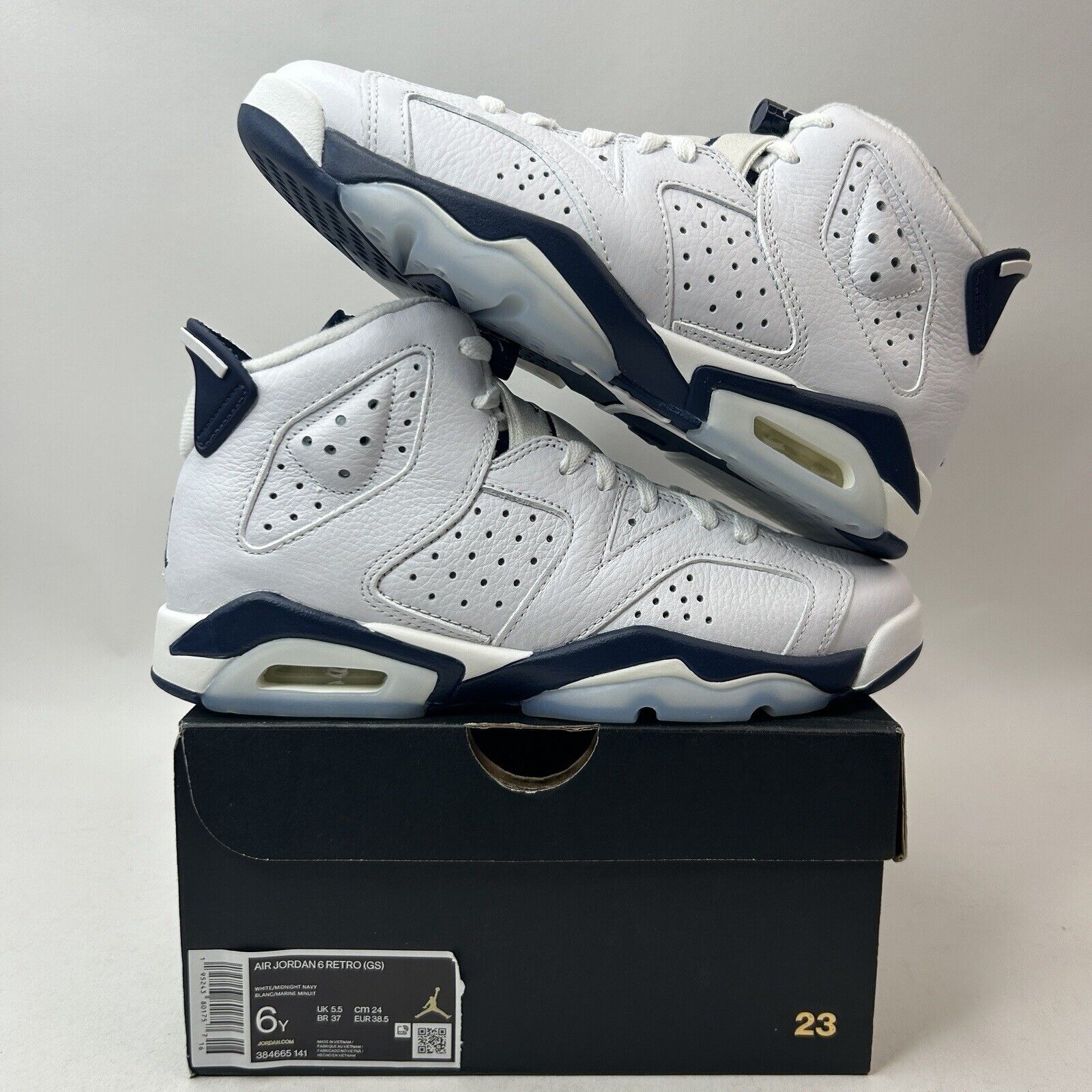 Nike Shoes Air Jordan 6 Retro GS “Midnight Navy” 2023