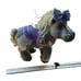 Vintage 1992 Crimp N Curl Cabbage Patch Kids Blonde Grey Plastic Horse Pony 12