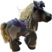 Vintage 1992 Crimp N Curl Cabbage Patch Kids Blonde Grey Plastic Horse Pony 12