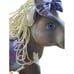 Vintage 1992 Crimp N Curl Cabbage Patch Kids Blonde Grey Plastic Horse Pony 12