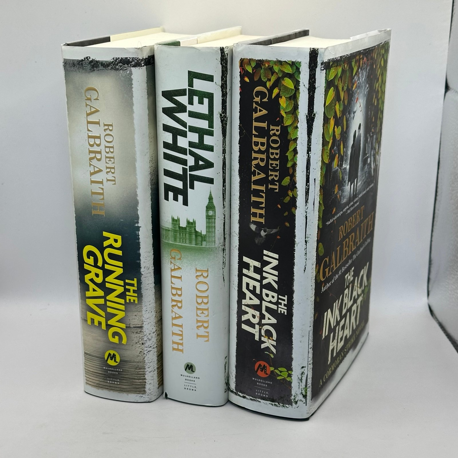 3 Cormoran Strike Novels Robert Galbraith 1st edition 1st printings HCDJ