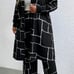 Woman Geometric Print Long Shirt Dress with wide Leg Pants with Pockets SIZE 0XL
