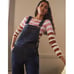 Boden Overalls Slim Fit Denim Dungarees Womens Size US 16 Regular Dark Blue