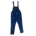 Boden Overalls Slim Fit Denim Dungarees Womens Size US 16 Regular Dark Blue