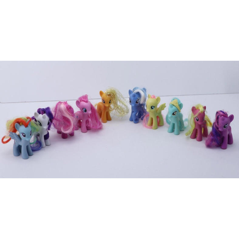 My Little Pony MLP Gen 4 Lot of 10 Brushables Figures Assorted Trixie Lyra