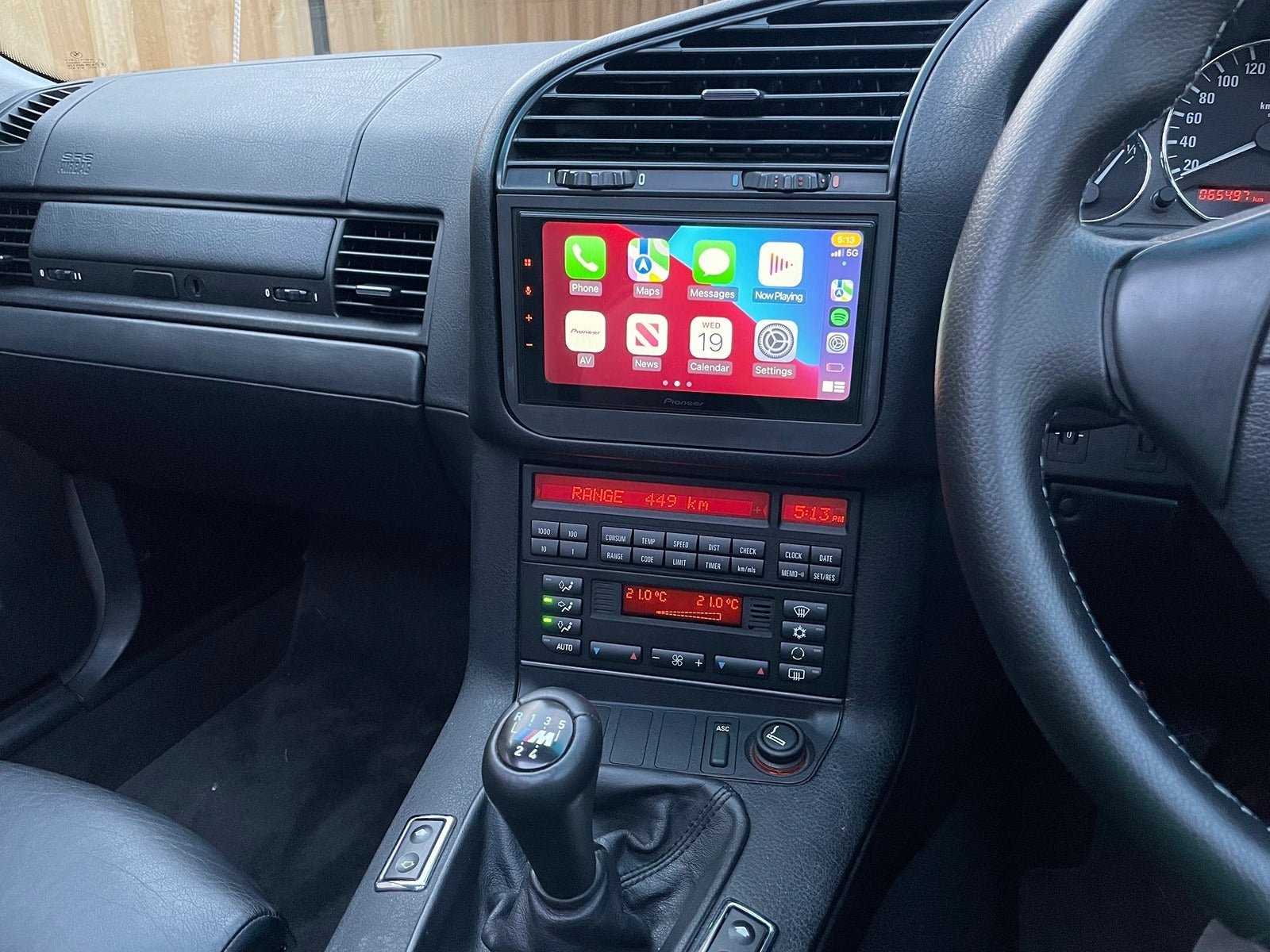 BMW E36 Double DIN Headunit Fascia Panel Bezel - Flush & Stock Look