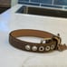 Coach leather dog collar S