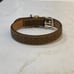 Coach leather dog collar S