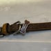 Coach leather dog collar S