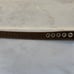 Coach leather dog collar S