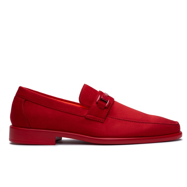 The Caprio S Red Fashion Men Bit Loafer