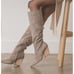 Oasis Society LACEY ALMOND KNEE-HIGH BOOT Women's Size 6 MSRP 88