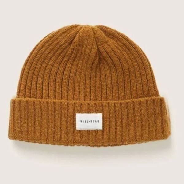 NWT New! Will & Bear Levi Mustard Australian Wool Beanie. OS Soft Adventure