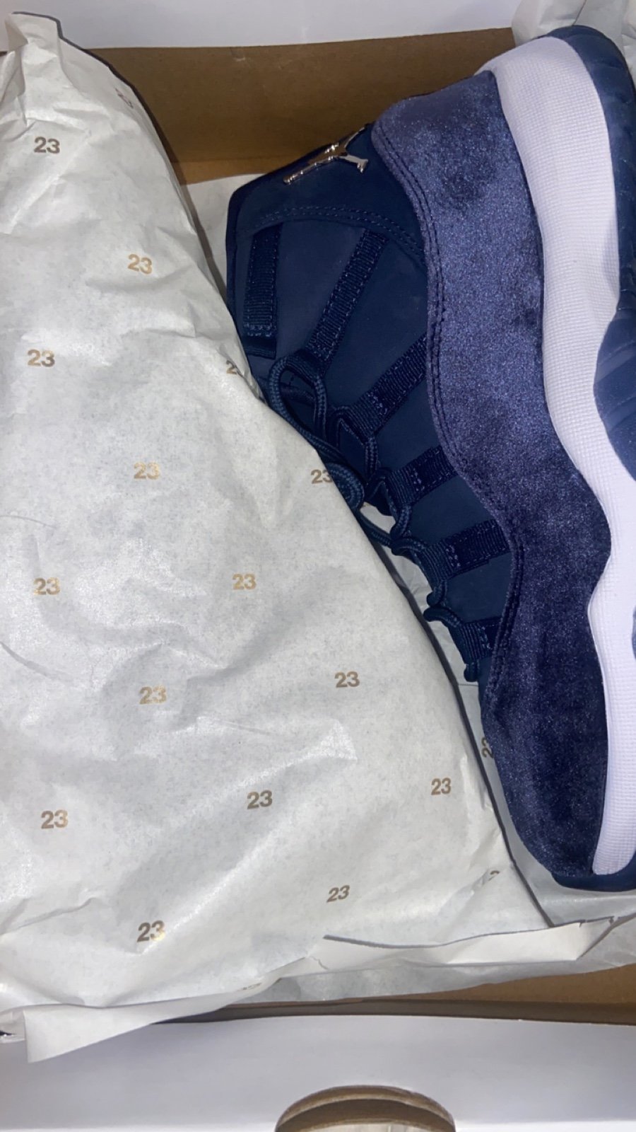 Air Jordans Retro 11 Midnight Navy Velvet