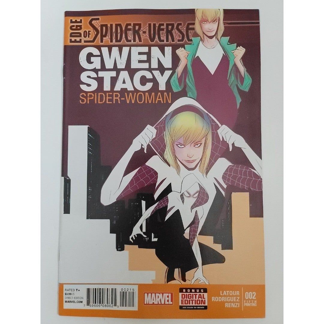 Edge of Spider-Verse #2 5th print 1st app Spider Gwen