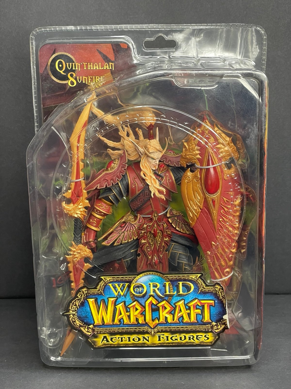 World of Warcraft Series 3 Blood Elf Paladin QUIN’THALAN SUNFIRE Action Figure