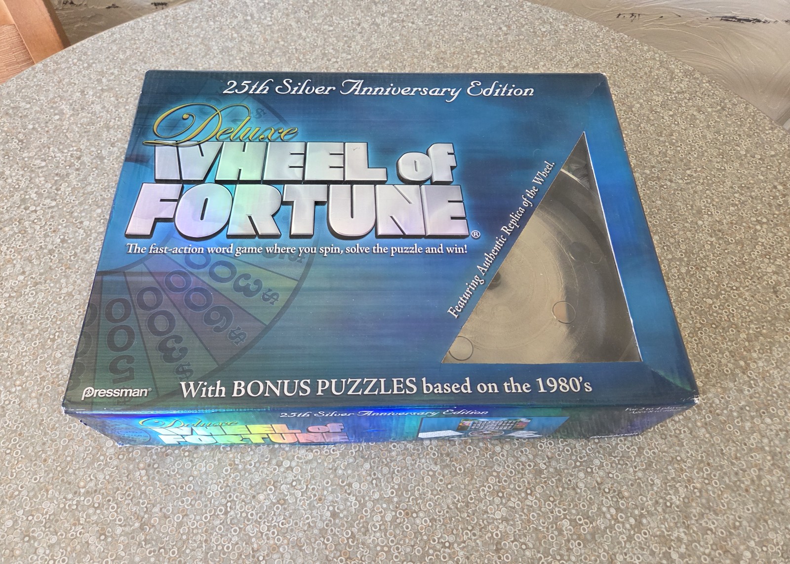 Wheel Of Fortune Deluxe 25th Silver Anniversary Edition with all pieces 2007
