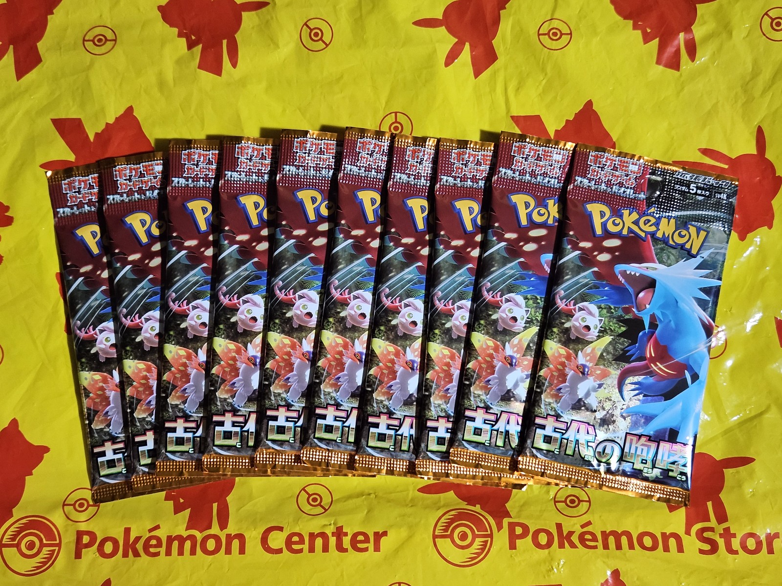 10X NEW SEALED PACKS JAPANESE POKEMON CARDS ANCIENT ROAR SV4K