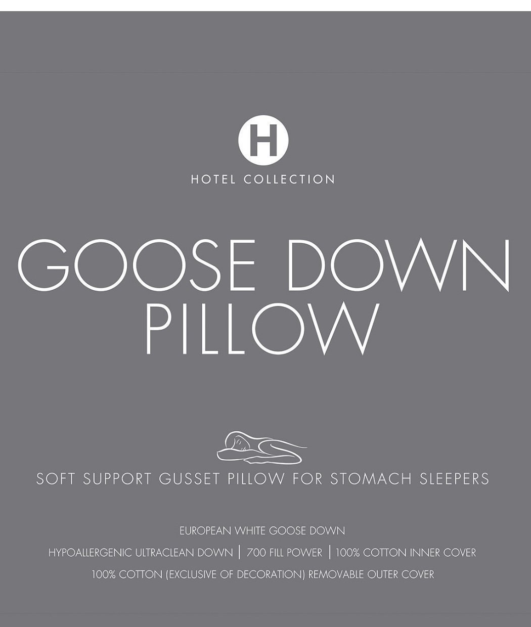 Hotel collection goose down pillows Queen bundle of the 2