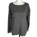 Diane Von Furstenberg Womens Sweater Gray Cashmere Long Sleeves S