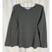 Diane Von Furstenberg Womens Sweater Gray Cashmere Long Sleeves S