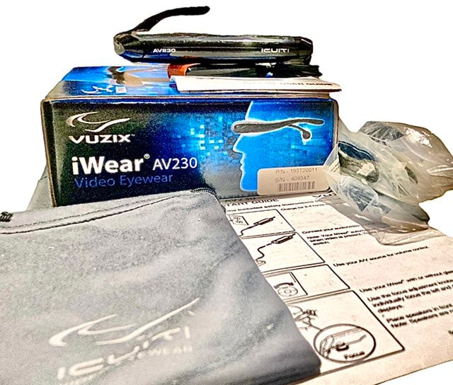 Vuzix iWear AV230 Virtual Home Theater Eyewear