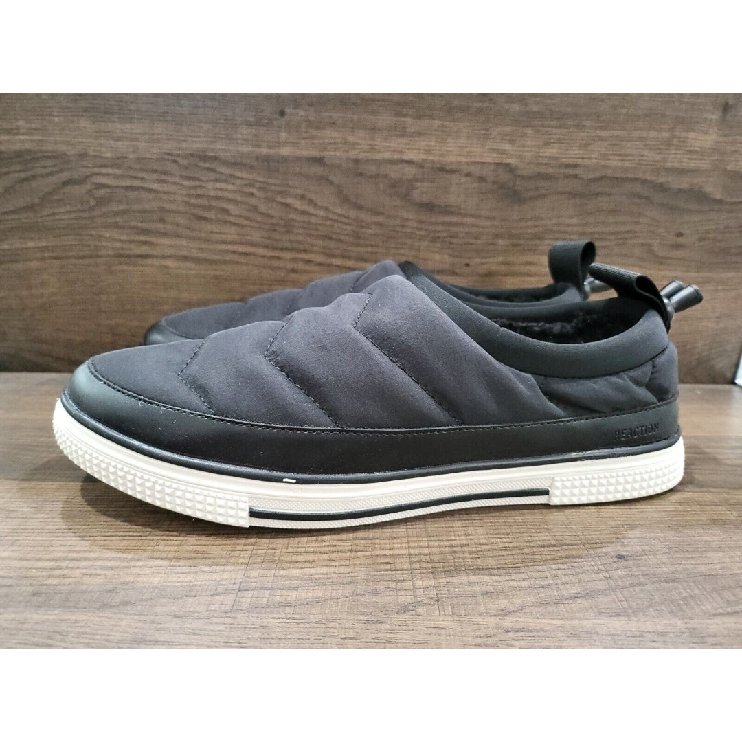 Kenneth Cole Reaction Ankir Quilted Slip On Loafer Black 8.5 New