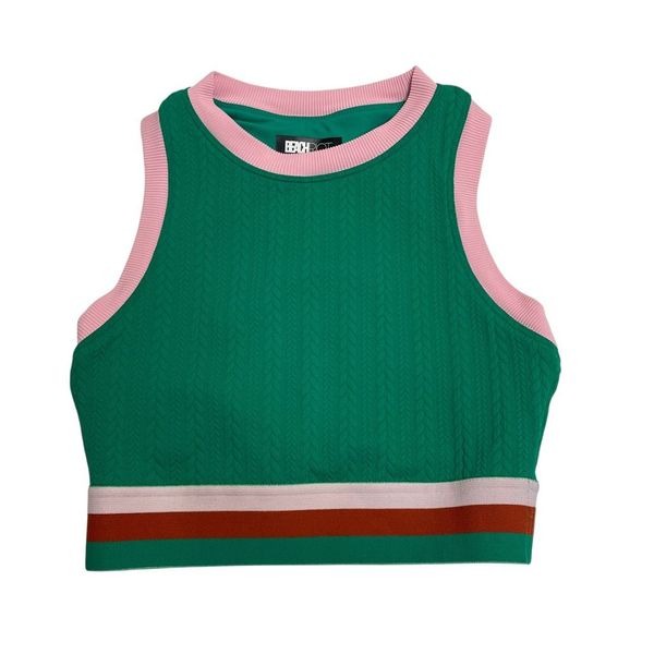 Beach Riot x Anthropologie Gwen Racerback Top Green Size XS