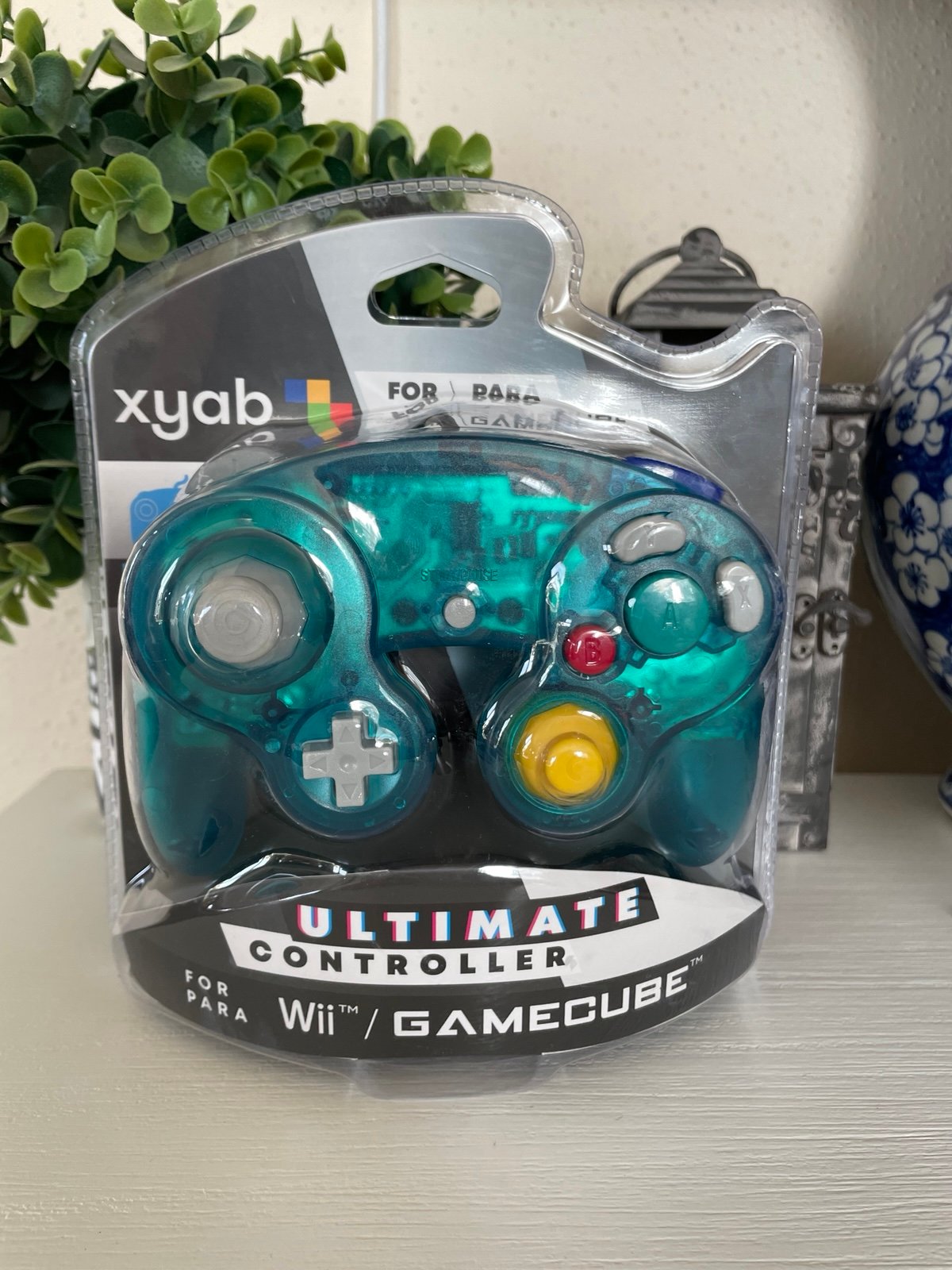 Ice Blue Nintendo GameCube Controller Wii, Wii U Controller, teal BRAND NEW