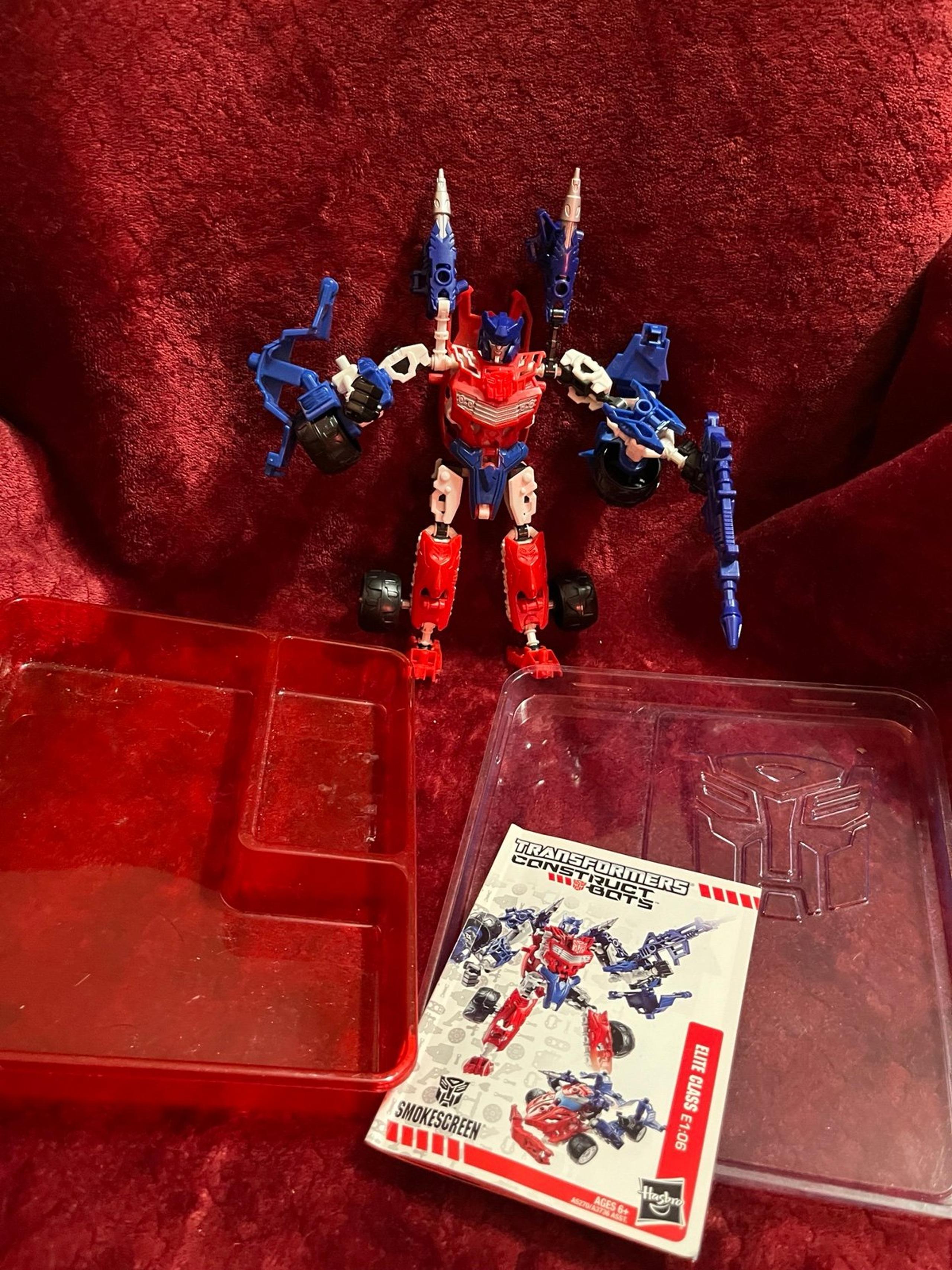 Transformers Constructobot Smokescreen Autobot Instruction Book Construct a Bot