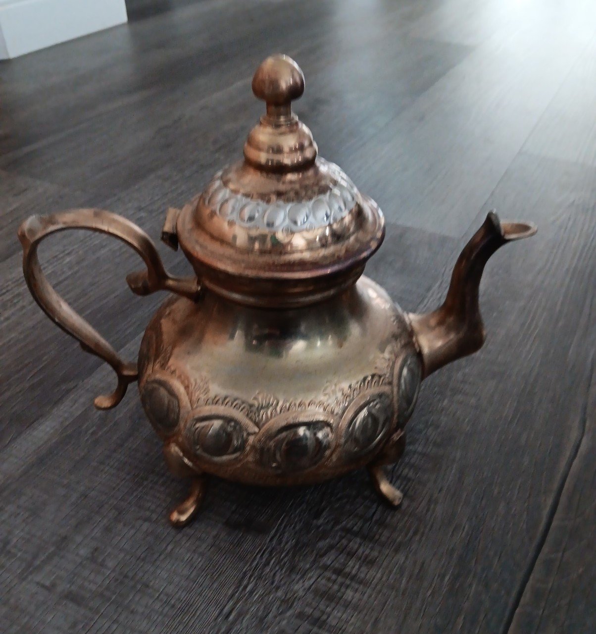 Vintage big Moroccan tea pot