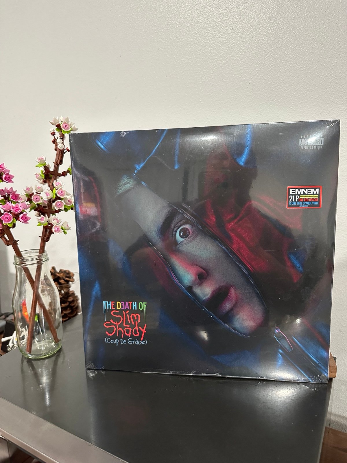 EMINEM: The Death of Slim Shady (Coup de Grace) 2LP Red & Blue Vinyl