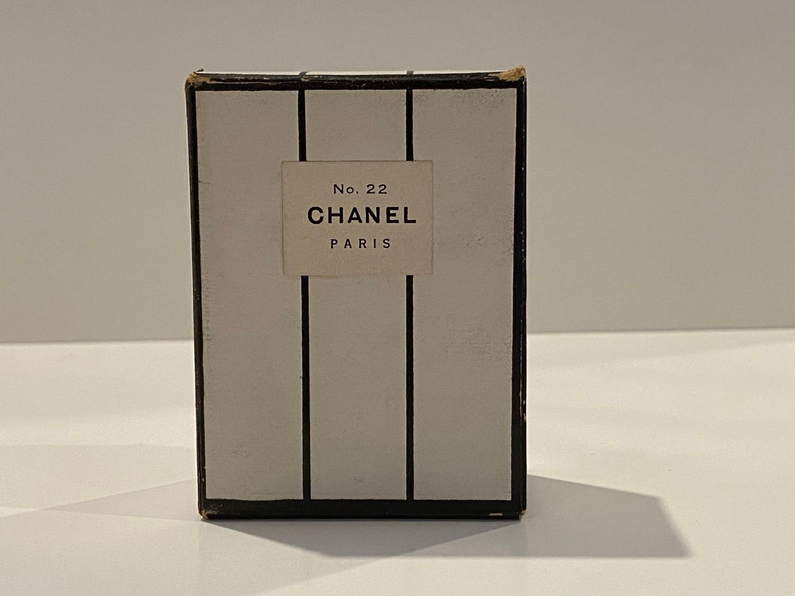 Chanel vintage sealed Chanel no 22 parfum bottle.