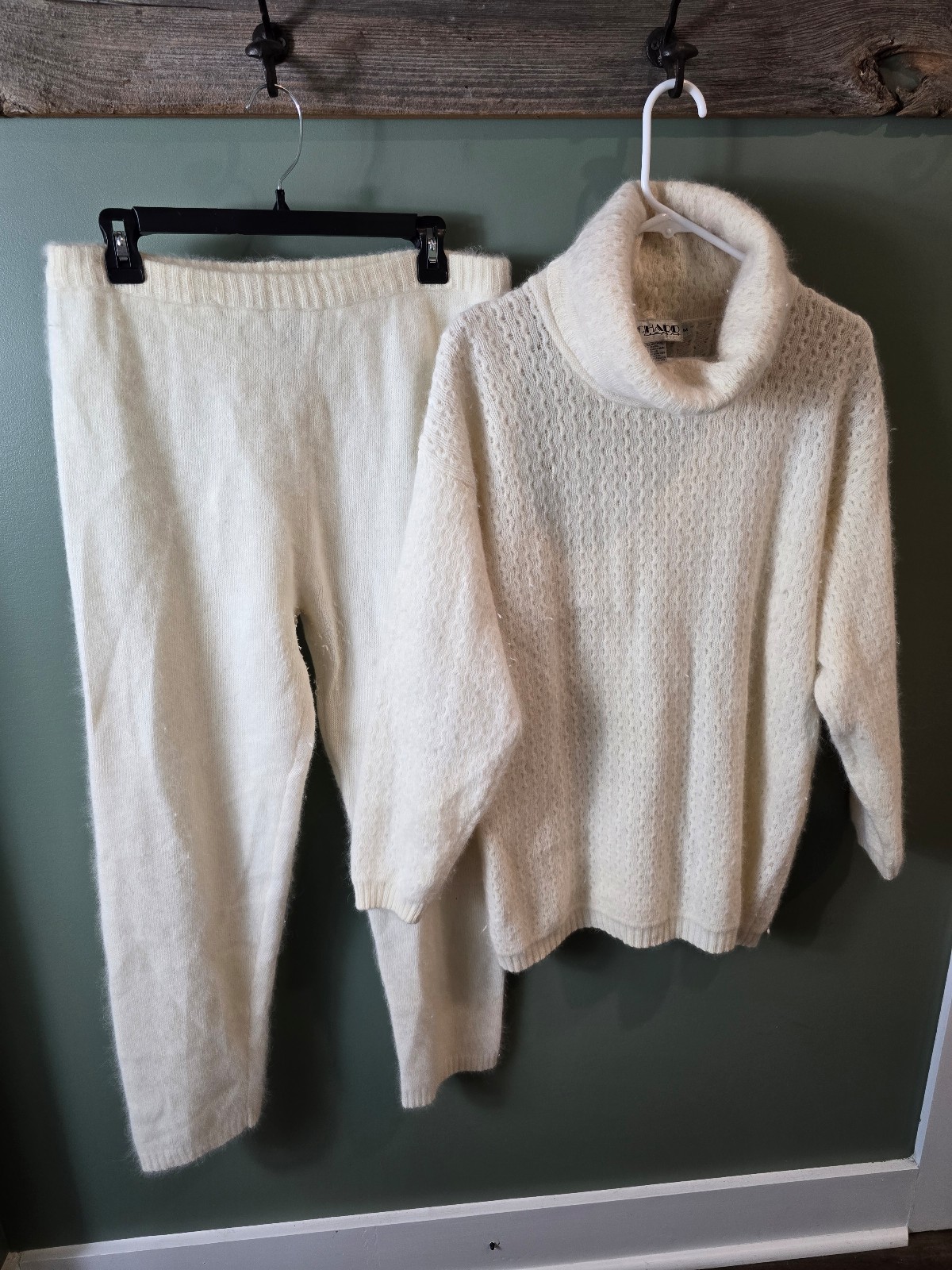 richard and company vintage clothes set lambswool womens M sz