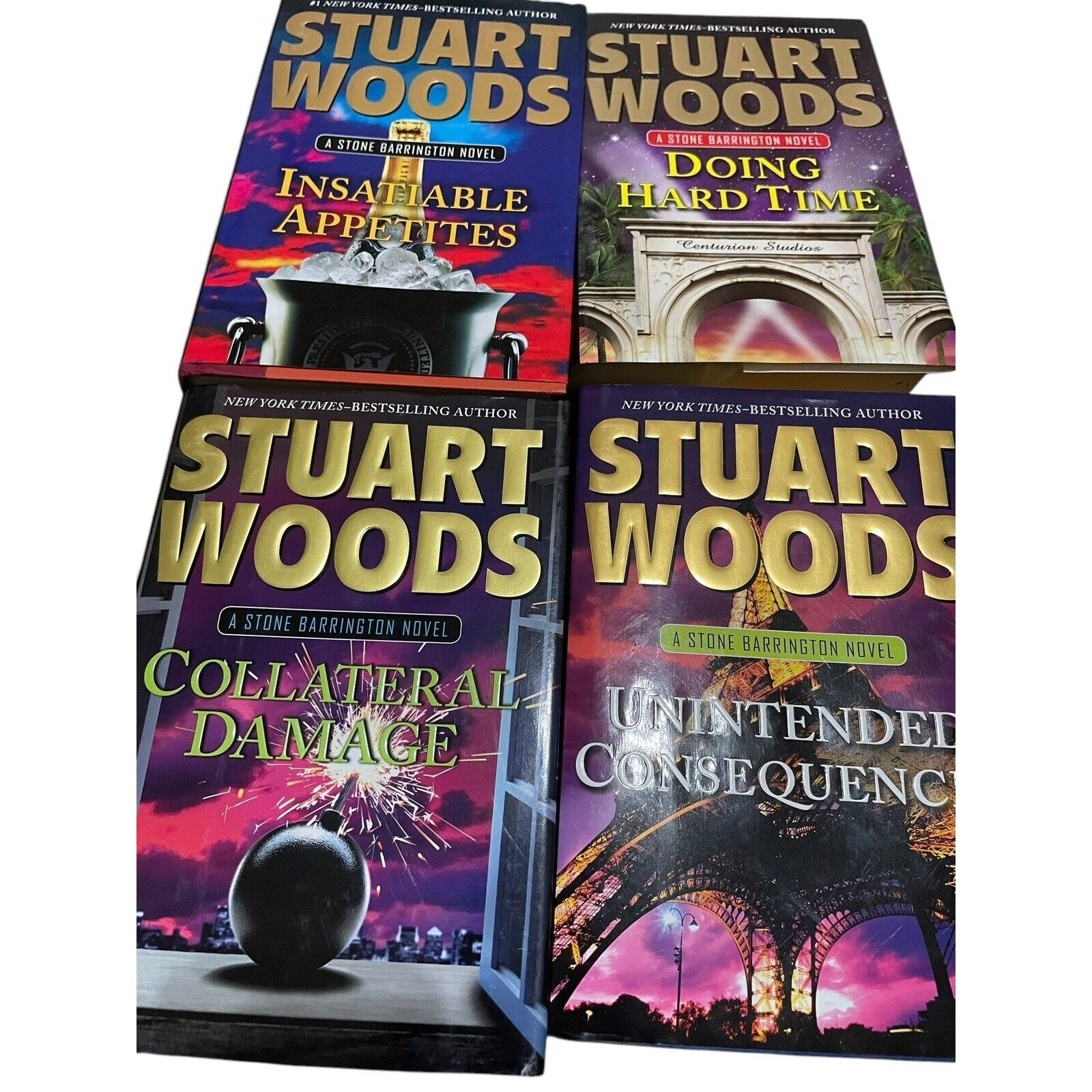 Stuart Woods, Four Stone Barrington Novels Set Of 4