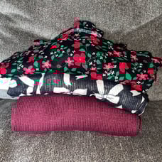 3 Brand New Girls Size 6/7 Small Cat & Jack Holiday Dress Lot