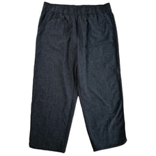 T by Talbots L Elastic Waist Pull On Athleisure Athletic Pants Navy Spacedye
