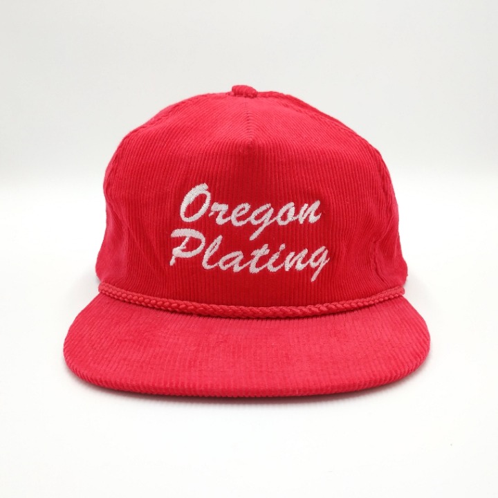 VTG Oregon Plating Corduroy Snapback Hat