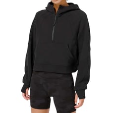 Lululemon Scuba Oversized 1/2 Zip Hoodie *Black