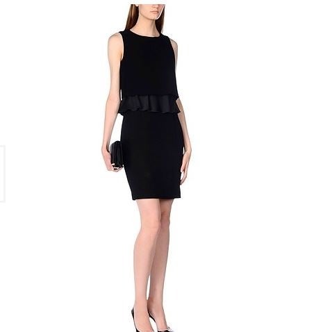 Armani Collezioni Ruffle Detail Dress -6