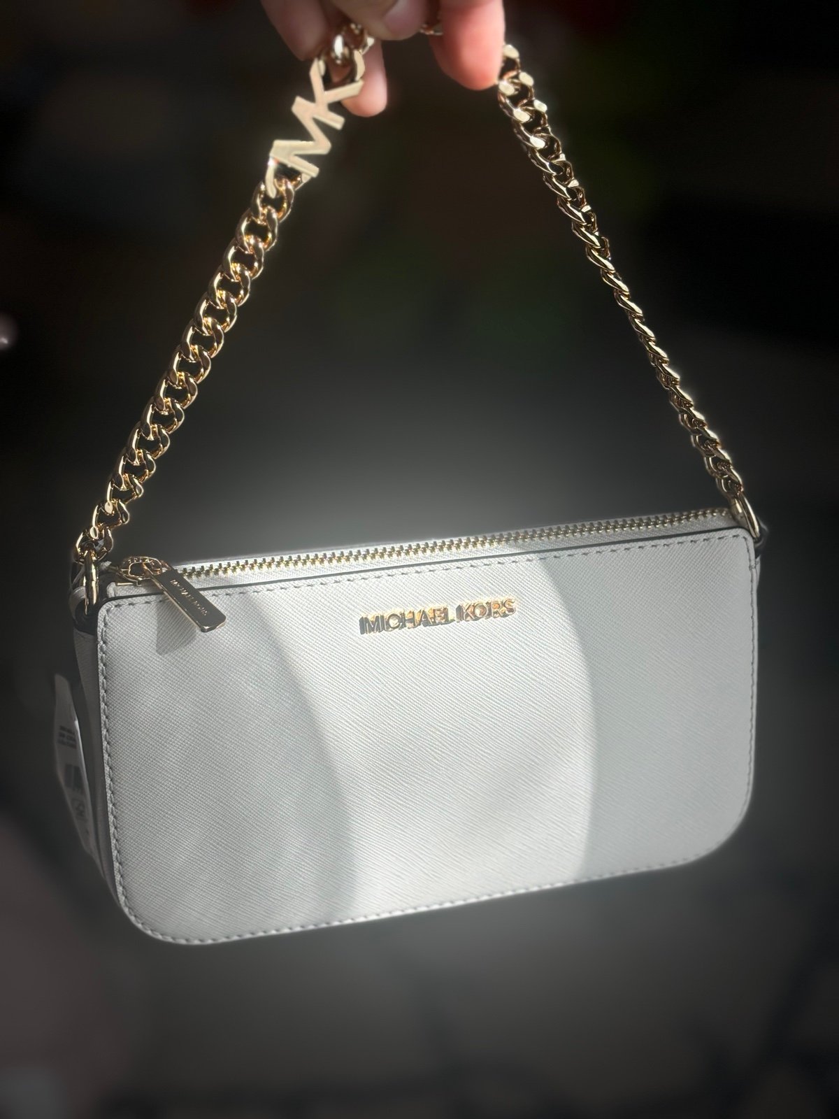 Michael Kors White Shoulder Bag