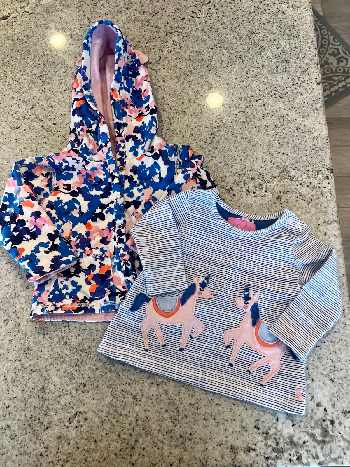 Joules Matching Jacket and Shirt Top 3-6 Months